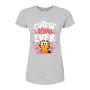 Women's - Garfield - Cutest Kitty Ever Fitted Graphic T-Shirt - 1 of 3