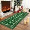 Christmas Area Rugs for Living Room Bedroom Xmas Tree Festival Winter Decorations Rugs Soft Foldable Accent Rug - 2 of 4