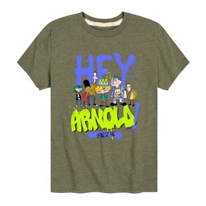 Boys' - Hey Arnold! - Retro Arnold Since 96 Short Sleeve Graphic T-Shirt - 1 of 3