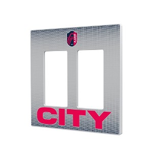 MLS Western Conference Teams Linen Hidden-Screw Light Switch Plate for Double Rocker - 1 of 4