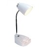 Creekwood Home Sleek Essentials 18.5" Flexible Desk Lamp with Charging Outlet and Storage - 2 of 4