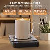 FAAYFIAN Coffee Mug Warmer with 3 Temp Settings & 4H Auto Shutoff, 304 Stainless Steel Cup Warmer for Desk with Digital Display - 3 of 4