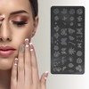 Unique Bargains Colorful Nail Art Stamp OM-H01 Silver Tone 1 Pc - 4 of 4