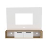 Bella Depot 56" Floating Entertainment Center with Cabinets and Shelves - 3 of 4