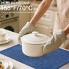 Aoibox Cloths Placemats for Dining Table Set of 6, Heat Resistant Washable Cotton Linen Blend Table Mats, Easy to Clean for Party Kitchen Decoration - 3 of 4