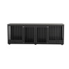Famapy Large Black Dog Cage Dog Crate: Double Room Design,Metal Frame,Elevated Base & External Feeding Drawer - 4 of 4