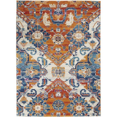 Nourison Passion Floral Geometric Indoor Rug