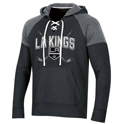 NHL Los Angeles Kings Men's Hat Trick Laced Hoodie - M