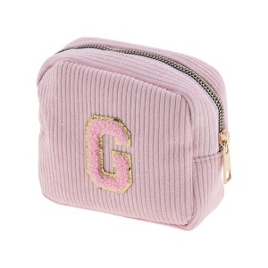 Unique Bargains Letter g Pattern Makeup Bag 1 Pc - 1 of 4