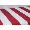 2pc Outdoor/Indoor Rectangular Throw Pillow Set Midland Americana Red - Pillow Perfect: Weather & Fade-Resistant - 3 of 4
