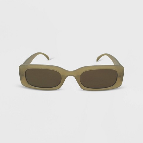 Women's Rectangle Sunglasses - Wild Fable™ Black : Target