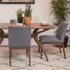 Ridstar 2 Piece Dining Chairs, Armless Chair For Dining Room-Gray - 4 of 4