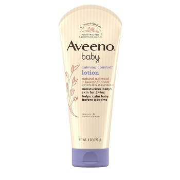 Aveeno Baby Calming Comfort Lotion with Oatmeal & Lavender Scent - 8oz