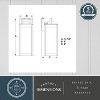VAXCEL Kinzie 1 Light Dusk to Dawn Black Outdoor Wall Lantern Clear Glass, 14.25 inch - 4 of 4