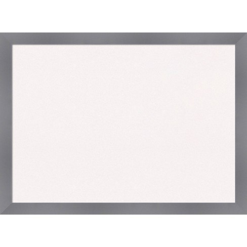 30x22 Edwin Wood Frame White Cork Board - Amanti Art