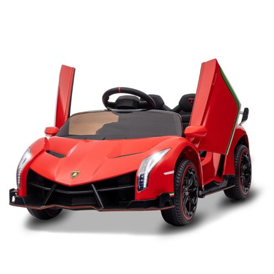 2 Seater Ride On Car for Kids, 12V Cruiser Car, Battery Powered Electric Car w/Remote Control,  LED Lights, Music Player, Gift for Boys Girls 3-8