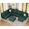 Belffin Modular Sectional Couch U Shaped Corduroy Sectional Sofa with Chaise Convertible Modern Sectional Sofa Couch - 4 of 4