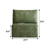 MAYEERTY 1-Seater Sofa Green - Single Seat, Corduroy, No Assembly, Great for Corner/Small Space - 4 of 4