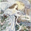 Angel of Love Tapestry Throw – 50x60 inch Cotton Romantic Decor by Manual Woodworkers and Weavers - 2 of 3