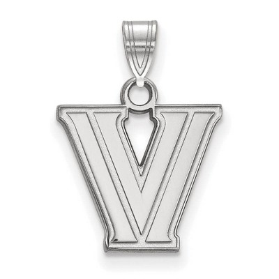 Black Bow Jewelry 14k White Gold Villanova Wildcats NCAA Small Pendant