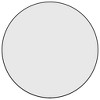 vidaXL Wall Mirror Black Ã˜ 23.6" Round - 2 of 4