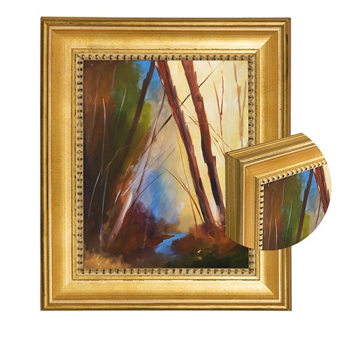 Designovation Gallery Rectangle Wood Wall Frame, 11x14 Matted To