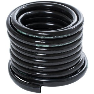 Hydrofarm HGTB50GF 1/2-Inch Black, 25 Foot Roll, 30 PSI Operating Pressure at 70 Degrees Tubing - 1 of 2