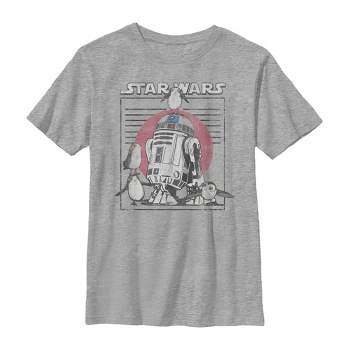 Boy\'s Star Target Wars Last T-shirt : Jedi The Porg Cartoon
