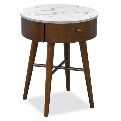 Wayne Side Table Walnut - Poly & Bark