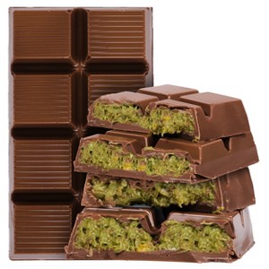 Eastanbul Premium Dubai Chocolate Bar Pistachio, Viral Candy, Knafeh, 7oz - 1 of 4