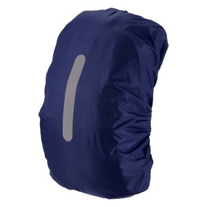 Unique Bargains Waterproof Backpack Rain Cover with a Vertical Reflective Strap for Hiking/Biking 1 Pc - 1 of 4