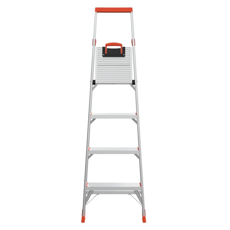 Little Giant Ladder Systems 6&#39; ANSI Type IA 300 lb Aluminum Stepladder Gray, 4 of 10