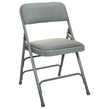 Flash Furniture Advantage Padded Metal Folding Chair - Fabric Seat