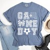 Simply Sage Market Soccer Game Day Flower Garment Dyed Tee - 3 of 4