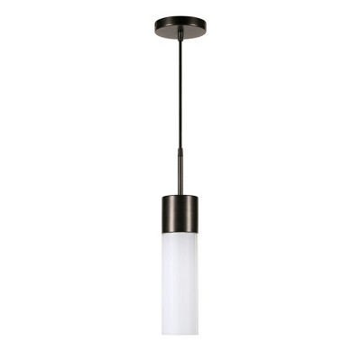 Hudson and Canal 3.5" Wide Pendant with Glass Shade