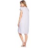 Casual Nights Women's Short Sleeve Floral And Lace Nightgown - 4 of 4