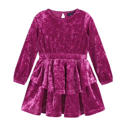 Pink velvet 2025 dress target