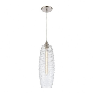 Elk Home Liz 1 - Light Pendant in  Satin Nickel