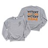 Simply Sage Market Women's Graphic Sweatshirt Witchy Mama Lightning Bolt Front and Back - 2 of 4
