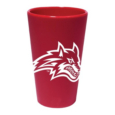 NCAA Stony Brook Seawolves Silicone Pint Glass - 16oz