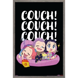 Trends International Netflix KPop Demon Hunters (2025) - Huntrix Chibi Couch Framed Wall Poster Prints - 1 of 4