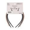 scunci No-Slip Grip Thin Plastic Headbands - Black/Brown/Mixed- All Hair - 3pk - 3 of 4