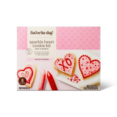 Valentine's Day Sparkle Cookie Kit - 13.41oz - Favorite Day™