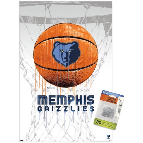 Trends International Nba Memphis Grizzlies - Ja Morant 20 Unframed Wall  Poster Print Clear Push Pins Bundle 14.725 X 22.375 : Target