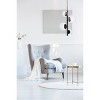 Elegant Lighting Wells 18 inch pendant in black with clear shade - 2 of 4