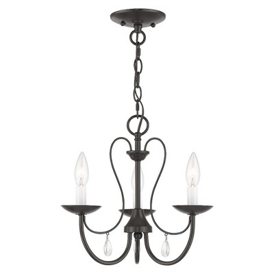 Livex Lighting Mirabella 3 - Light Chandelier in  English Bronze