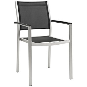 Modway Shore Outdoor Patio Aluminum Dining Chair - 1 of 4