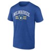 MLB Milwaukee Brewers Men's Bi-Blend Short Sleeve T-Shirt - 2 of 3