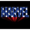 Men's Marvel Classic American Star Logo  T-Shirt - Black - Large - image 2 of 4