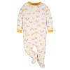 Gerber Baby Girls' Sleep N' Play Pajamas, 4-pack - 4 of 4